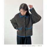 大人上品な配色。襟付きニットアウター | futier land | 詳細画像6