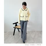 大人上品な配色。襟付きニットアウター | futier land | 詳細画像7