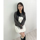 見るたび癒される。ふわふわフェザードッグニットトップス | futier land | 詳細画像18 