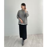 バックスリットオーバーニット | futier land | 詳細画像23 