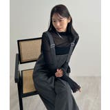 モードなムード香る。ベルトショルダーサロペット | futier land | 詳細画像20 