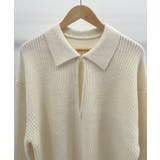 《ABYS》アルパカタッチ襟付きキーネックプルオーバー | futier land | 詳細画像38 