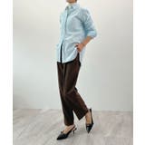 脚長効果抜群の美脚ライン。センタータックテーパードパンツ | futier land | 詳細画像19 