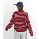 《ABYS》トレンド感ある配色。襟付きボーダーニット | futier land | 詳細画像16