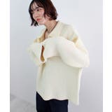 《ABYS》アルパカタッチ襟付きキーネックプルオーバー | futier land | 詳細画像36 