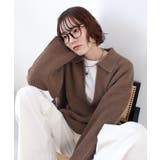 《ABYS》アルパカタッチ襟付きキーネックプルオーバー | futier land | 詳細画像13 