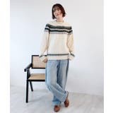 《ABYS》季節感たっぷりの定番ニット。ノルディック柄ニットプルオーバー | futier land | 詳細画像10
