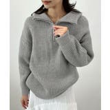 ジップで魅せるこなれニット。ハーフジップニットプルオーバー | futier land | 詳細画像27