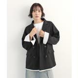 ブラック | オーバーサイズ×レイヤードで旬を纏う。レイヤードダブルテーラードジャケット | futier land