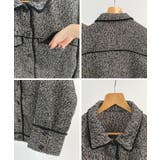 さらっと羽織って今っぽく。ツイードフリンジミドルCPOJK | futier land | 詳細画像10 