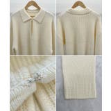 《ABYS》アルパカタッチ襟付きキーネックプルオーバー | futier land | 詳細画像9 