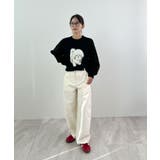 見るたび癒される。ふわふわフェザードッグニットトップス | futier land | 詳細画像17 