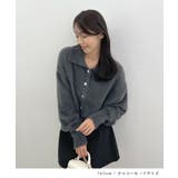 甘すぎない可愛さを纏う。ふわもこビジューボタンカーディガン | futier land | 詳細画像8 