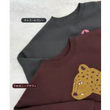 主役級レオパードで着映える。レオパード相良ショート丈スウェットトップス | futier land | 詳細画像3