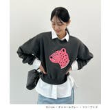 主役級レオパードで着映える。レオパード相良ショート丈スウェットトップス | futier land | 詳細画像7