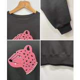 主役級レオパードで着映える。レオパード相良ショート丈スウェットトップス | futier land | 詳細画像8