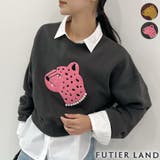 主役級レオパードで着映える。レオパード相良ショート丈スウェットトップス | futier land | 詳細画像1