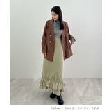 動きに華やぎを添える。ティアードフリルヘムスカート | futier land | 詳細画像6 