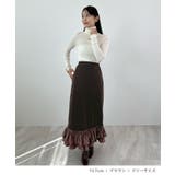 動きに華やぎを添える。ティアードフリルヘムスカート | futier land | 詳細画像8 