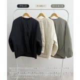 1枚で即こなれ感。サイドジップノーカラー中綿ジャケット | futier land | 詳細画像2