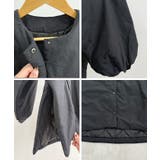 1枚で即こなれ感。サイドジップノーカラー中綿ジャケット | futier land | 詳細画像9