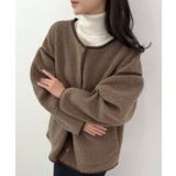 こなれ配色で差がつく。配色パイピングボアブルゾン | futier land | 詳細画像19