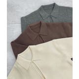 《ABYS》アルパカタッチ襟付きキーネックプルオーバー | futier land | 詳細画像45 