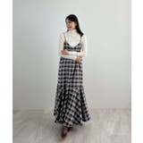 秋ムード高まる。チェックキャミOP | futier land | 詳細画像17 