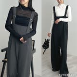 モードなムード香る。ベルトショルダーサロペット | futier land | 詳細画像1 