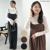 ふんわり起毛で包み込む。ピーチ起毛タックサロペット | futier land | 詳細画像1