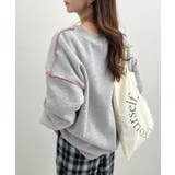 オトナ配色カラー。リンキングスウェットプルオーバー | futier land | 詳細画像30 