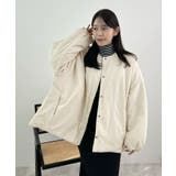 1枚で即こなれ感。サイドジップノーカラー中綿ジャケット | futier land | 詳細画像27