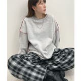 オトナ配色カラー。リンキングスウェットプルオーバー | futier land | 詳細画像25 