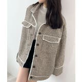 さらっと羽織って今っぽく。ツイードフリンジミドルCPOJK | futier land | 詳細画像16 