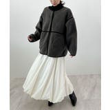 こなれ配色で差がつく。配色パイピングボアブルゾン | futier land | 詳細画像28