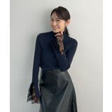 ふとした仕草まで美しく。袖レースリブKNIT | futier land | 詳細画像24 