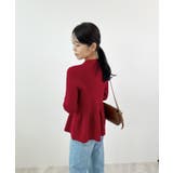 春新色追加！上品な大人へ。ペプラムリブニット | futier land | 詳細画像41 