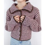 ピンク | 《ABYS》着こなし自在！配色ボーダーニットトップス | futier land