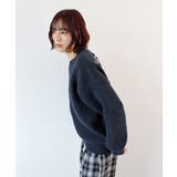 《ABYS》後ろ姿も可愛く決まる。バックロゴニットトップス | futier land | 詳細画像26