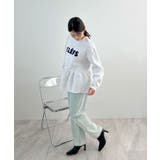 裾のフリルが映える！CLEFSロゴフリルスウェット | futier land | 詳細画像27 