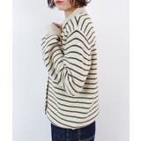 《ABYS》トレンド感ある配色。襟付きボーダーニット | futier land | 詳細画像33