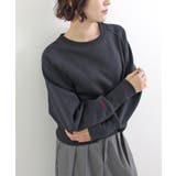 《ABYS》ロゴ刺繍ショート丈トレーナー | futier land | 詳細画像34 