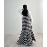 秋ムード高まる。チェックキャミOP | futier land | 詳細画像24 