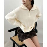 ジップで魅せるこなれニット。ハーフジップニットプルオーバー | futier land | 詳細画像20