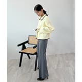 大人上品な配色。襟付きニットアウター | futier land | 詳細画像18