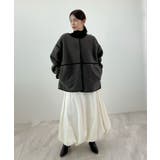 こなれ配色で差がつく。配色パイピングボアブルゾン | futier land | 詳細画像30