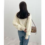 甘すぎない可愛さを纏う。ふわもこビジューボタンカーディガン | futier land | 詳細画像13 