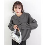 《ABYS》大人カジュアルが叶う。襟付きポロカラーニットトップス | futier land | 詳細画像18 