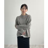 バックスリットオーバーニット | futier land | 詳細画像20 