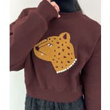 主役級レオパードで着映える。レオパード相良ショート丈スウェットトップス | futier land | 詳細画像19